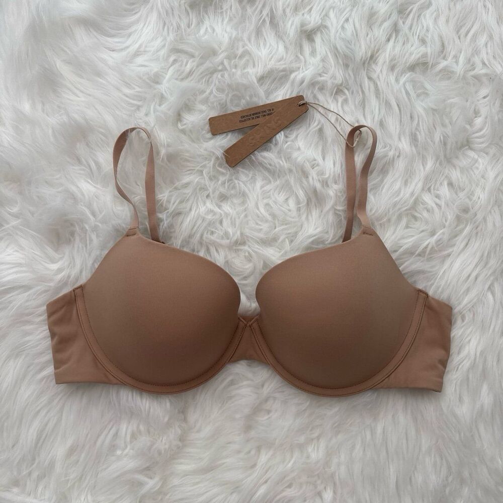 Skims Fits Everybody Pushup Demi Bra Clay Size 38B